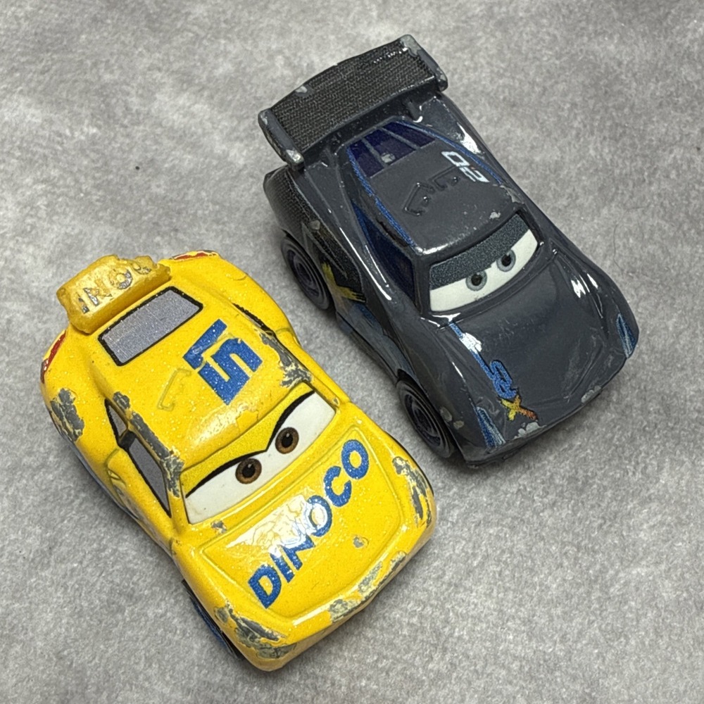 Disney Pixar Cars Mini Racers Lot Mater Ramone Cruz XRSJackson Hicks Lil Torquey - Picture 11 of 12